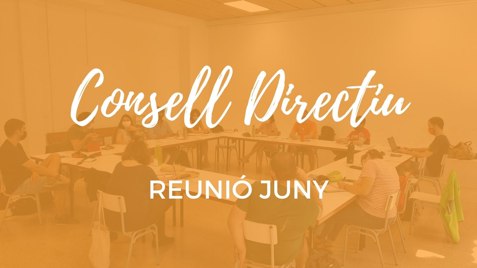 Reunió del Consell directiu: tancant el curs