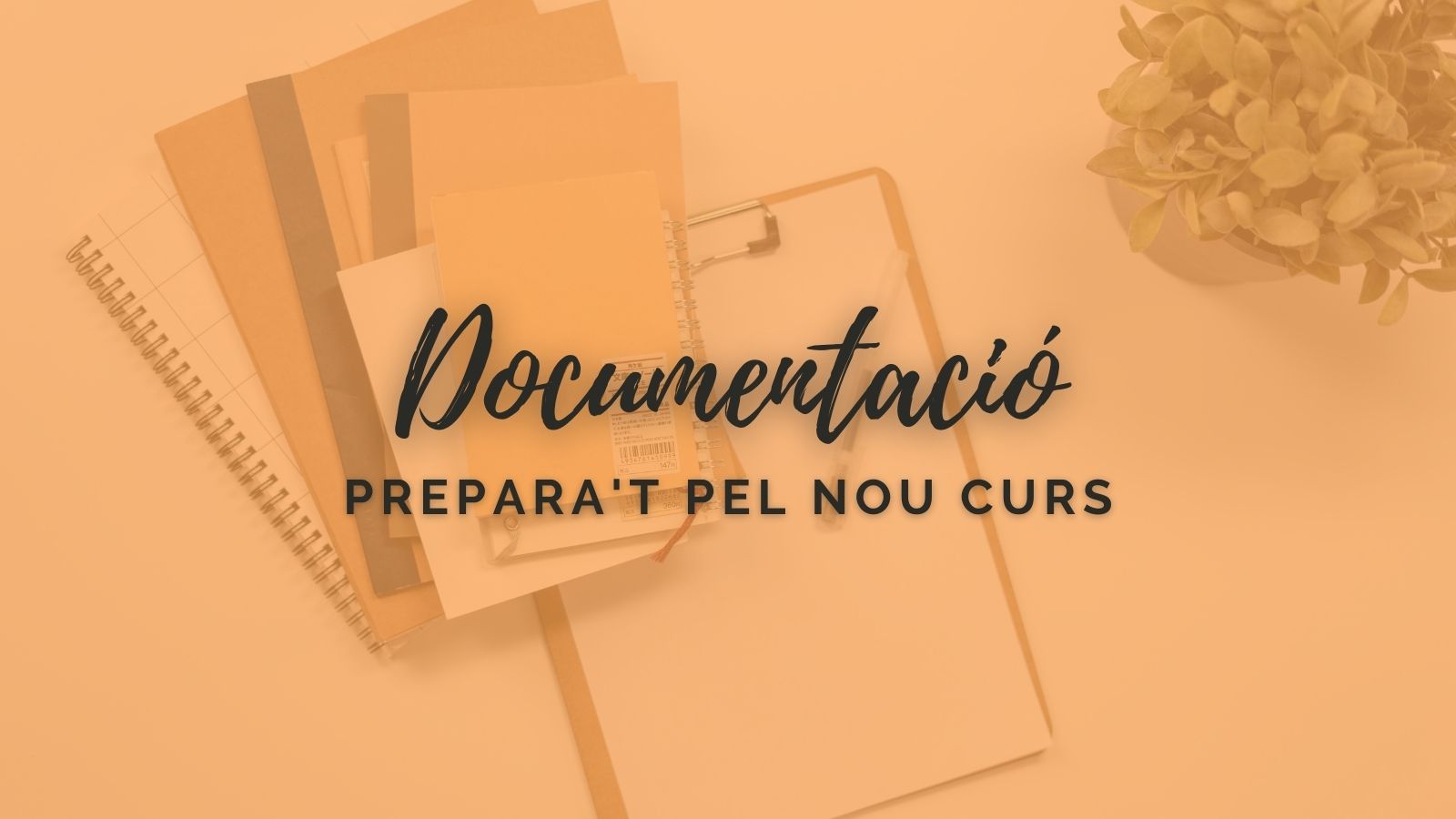 Documentació que cal tenir actualtizada a inici de curs
