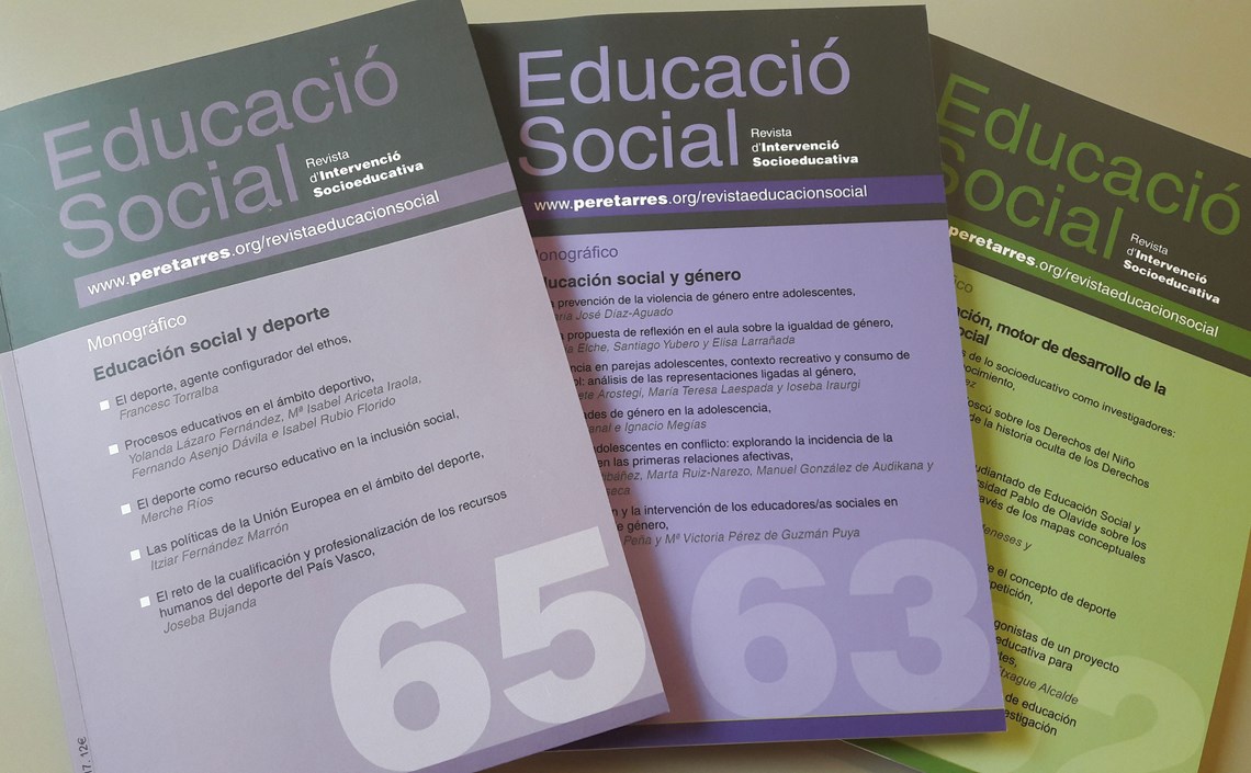 Educació social i esport, tema del nou monogràfic d’ “Educació Social. Revista d’intervenció socioeducativa” Educació social i esport, tema del nou monogràfic d’ “Educació Social. Revista d’intervenció socioeducativa”