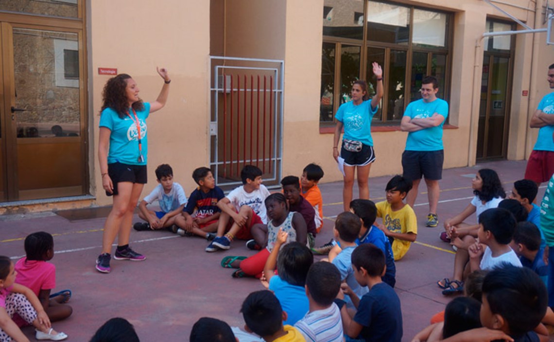 Avui han començat els casals d’estiu per a infants en situació vulnerable organitzats per la Fundació Pere Tarrés Avui han començat els casals d’estiu per a infants en situació vulnerable organitzats per la Fundació Pere Tarrés