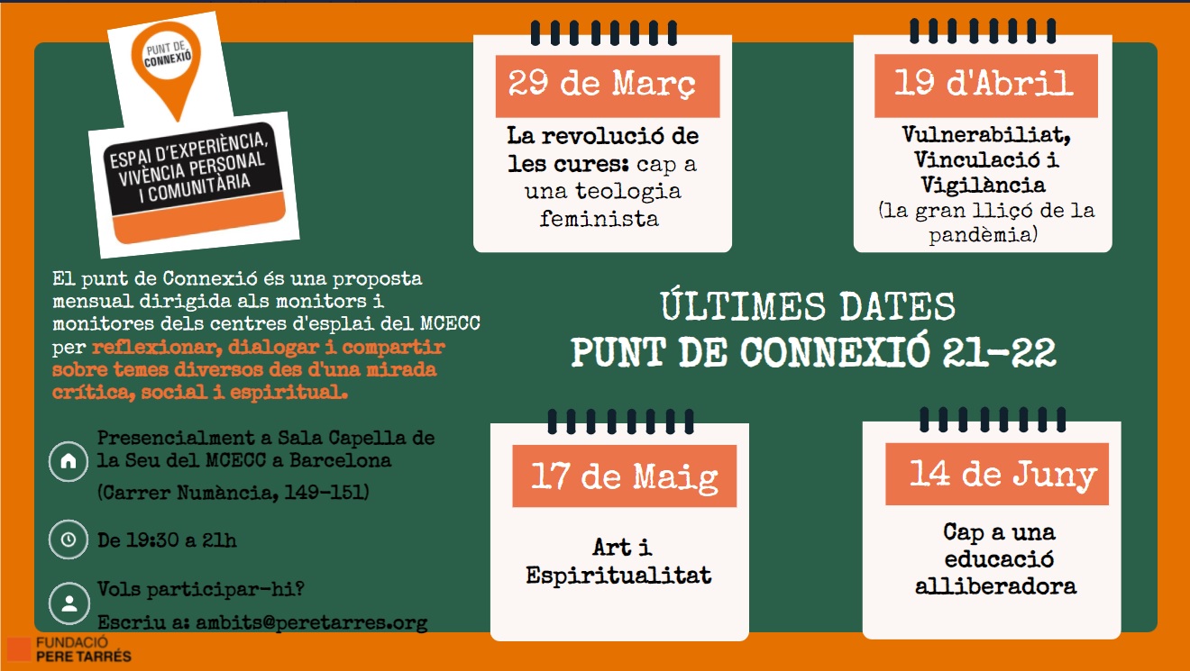 Cap a una teologia feminista, tema del Punt de Connexió del març