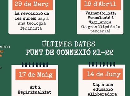 Cap a una teologia feminista, tema del Punt de Connexió del març Cap a una teologia feminista, tema del Punt de Connexió del març