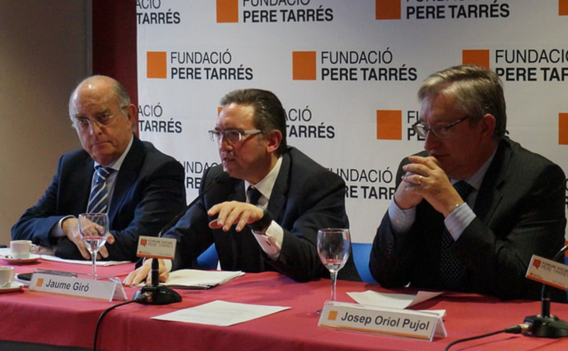 Jaume Giró: “Sense les entitats socials la crisi hauria estat molt més dura” Jaume Giró: “Sense les entitats socials la crisi hauria estat molt més dura”