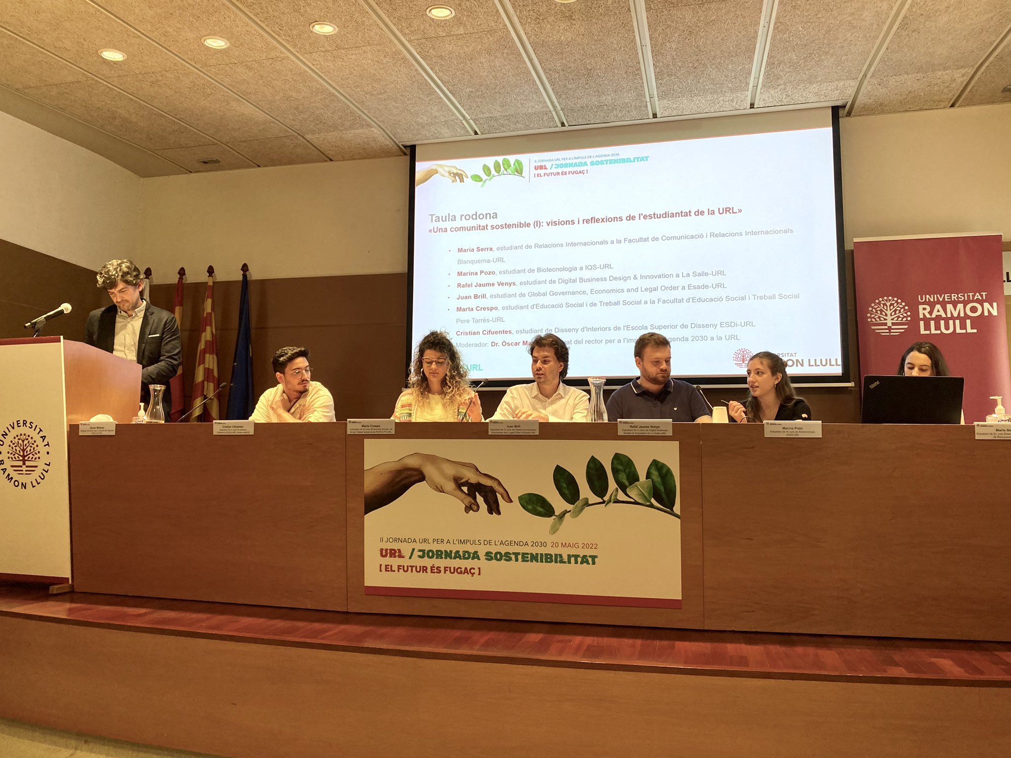 Marta Crespo, alumna de la facultat Pere Tarrés – URL: “Els estudiants hem de treballar en xarxa per combatre el canvi climàtic”