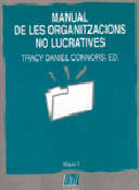 Manual de les organitzacions no lucratives (Volum 1) (núm. 14)