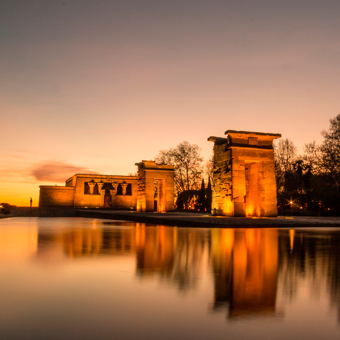Los atardeceres desde el Templo de Debod