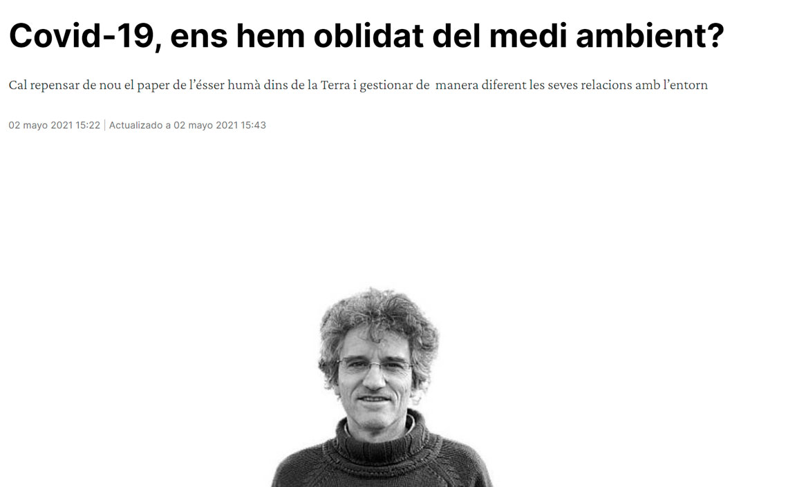 Covid-19, ¿nos hemos olvidado del medio ambiente?