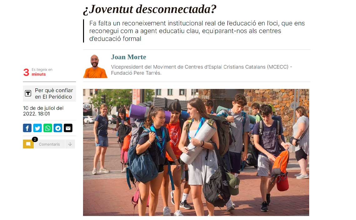 ¿Juventud desconectada?