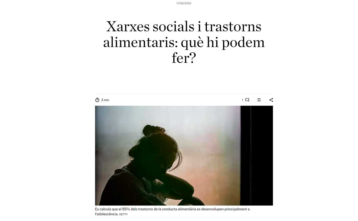 Redes sociales y trastornos alimenticios: ¿qué podemos hacer?