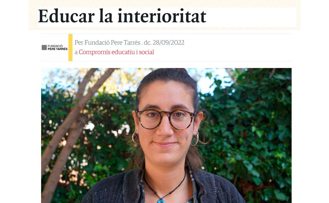 Educar la interioridad