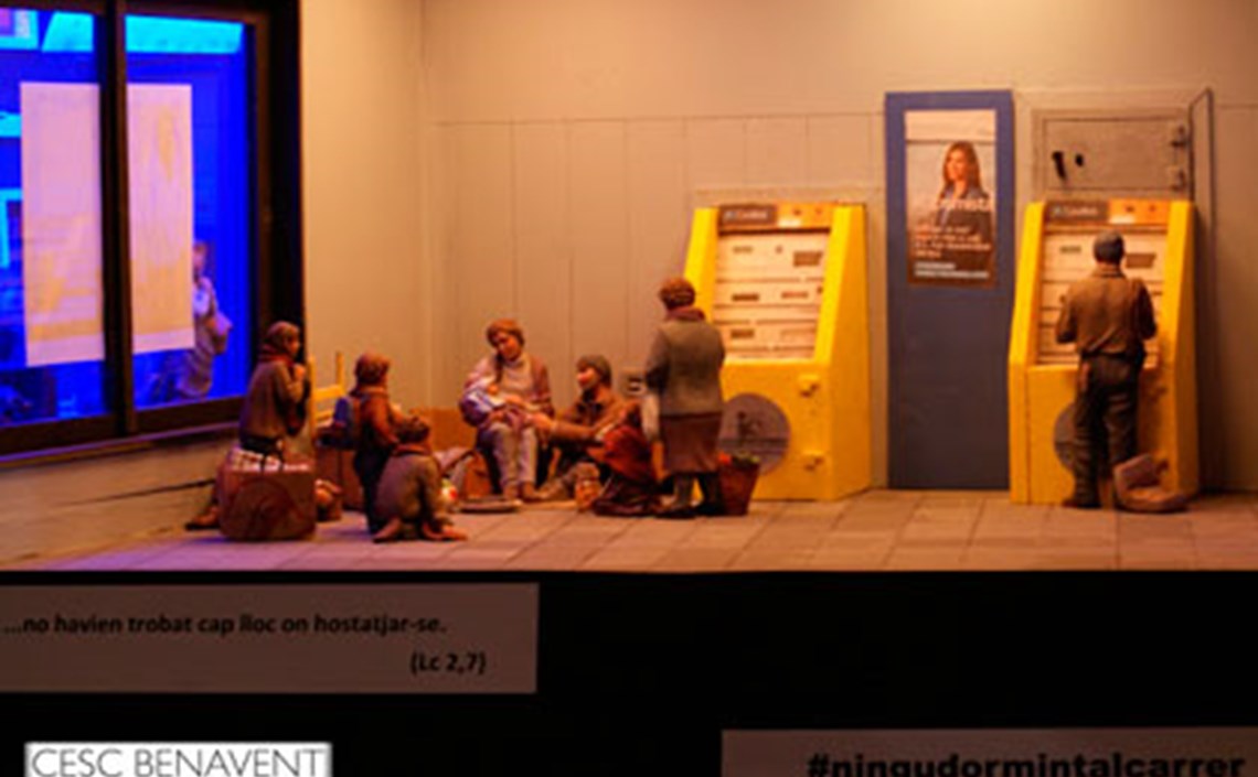 Enric Benavent: "Intento que els pessebres que faig parlin del món en què vivim" Enric Benavent: "Intento que els pessebres que faig parlin del món en què vivim"