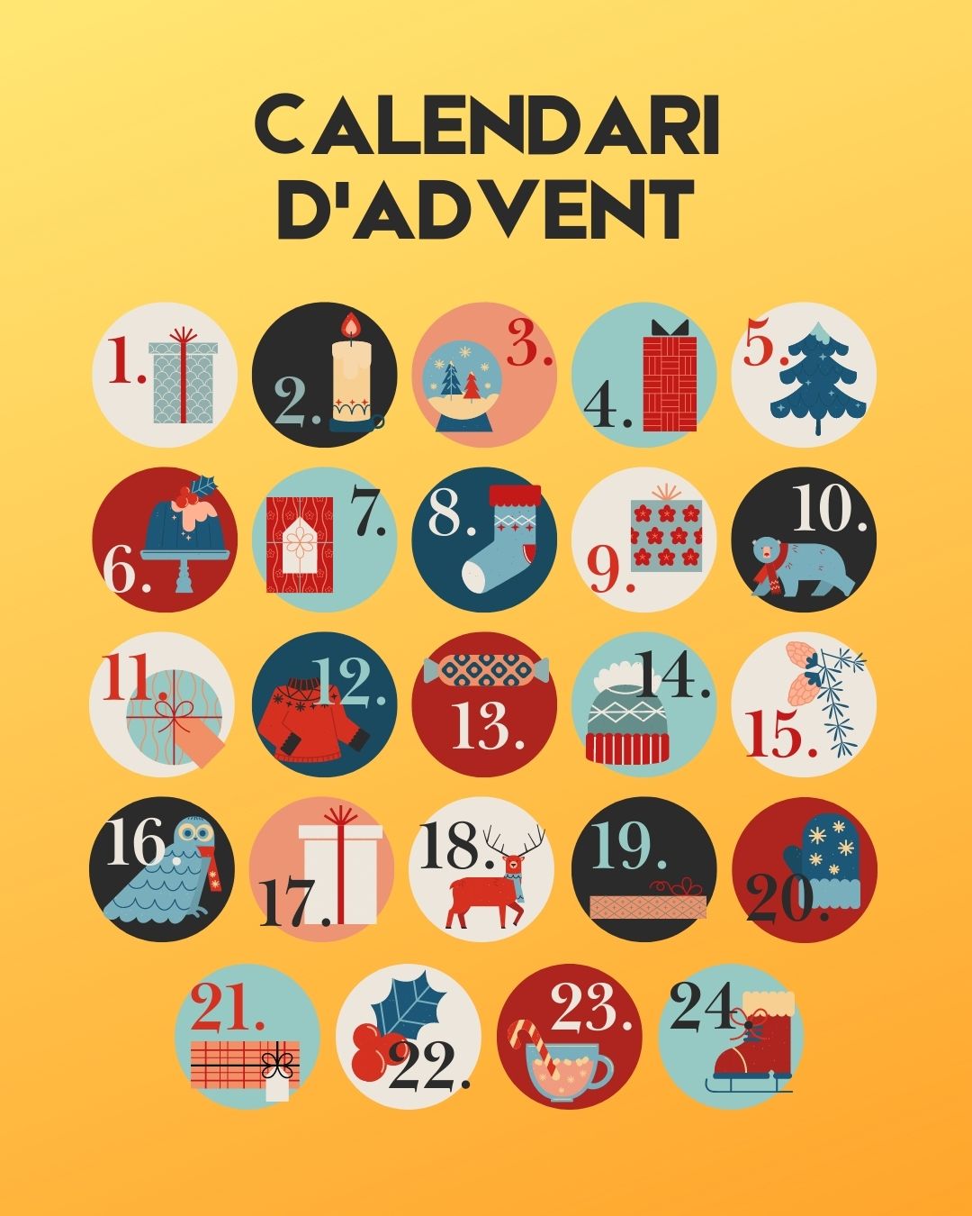 'Estris' reprèn l'activitat amb un calendari d'Advent