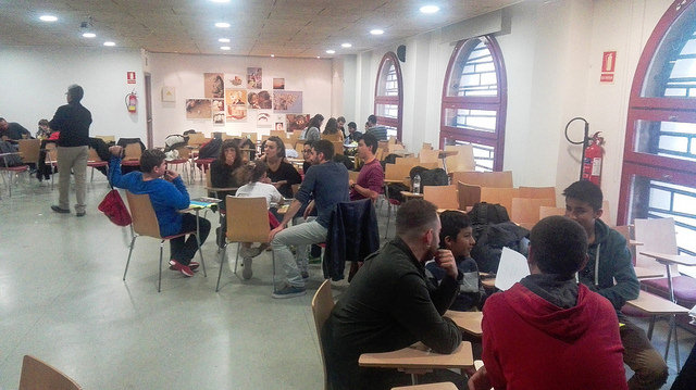 Els infants i famílies del Centre Socioeducatiu Poblenou visiten la Facultat d’Educació Social i Treball Social Pere Tarrés – URL per presentar el projecte Kutala