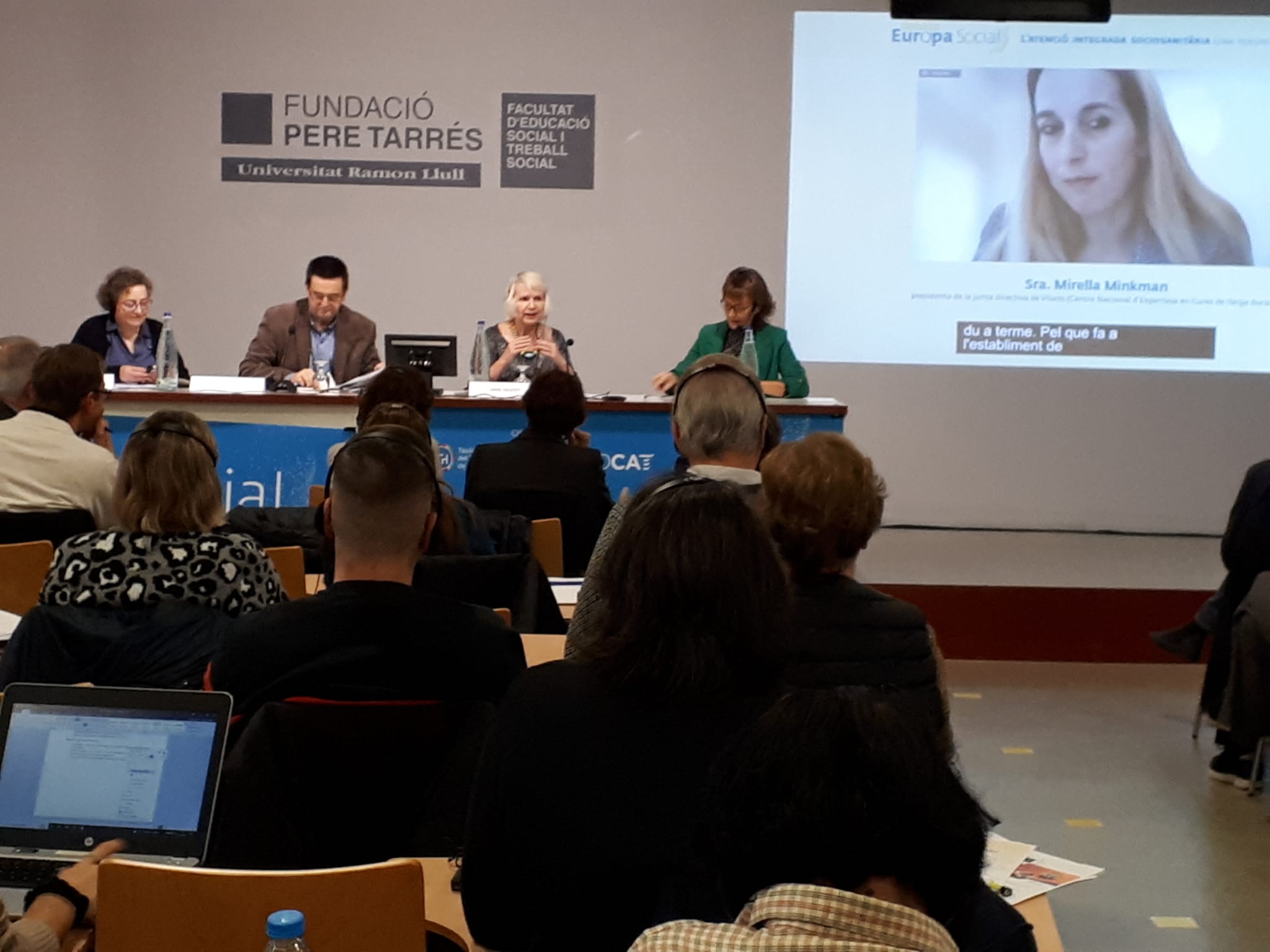 Experts i institucions aposten per integrar l’atenció social i sanitària en una jornada internacional a la Facultat Pere Tarrés