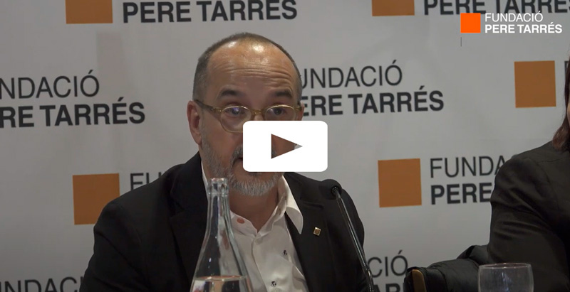 Fòrum Social Pere Tarrés amb el conseller de Drets Socials, Carles Campuzano (resum)