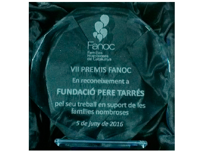 La Fundació Pere Tarrés premiada per l’ajuda al lleure de les famílies