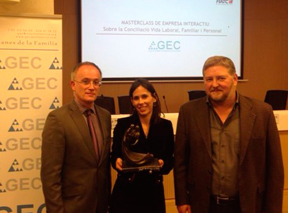 La Fundación Pere Tarrés recibe el premio a la conciliación laboral, familiar y personal