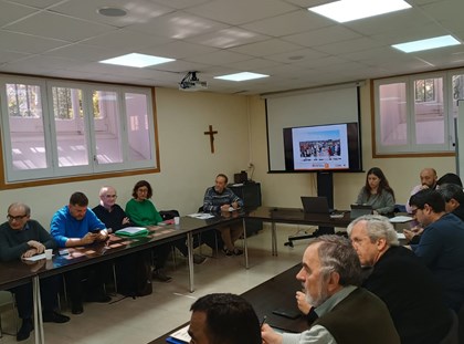 Trobada MCECC amb rectors d'Esplais Barcelona i Cardenal Trobada MCECC amb rectors d'Esplais Barcelona i Cardenal