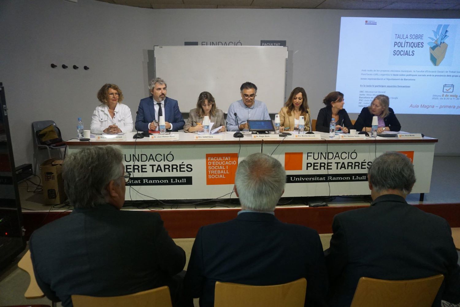 Els estudiants de la Facultat Pere Tarrés pregunten als candidats electorals sobre les seves polítiques socials