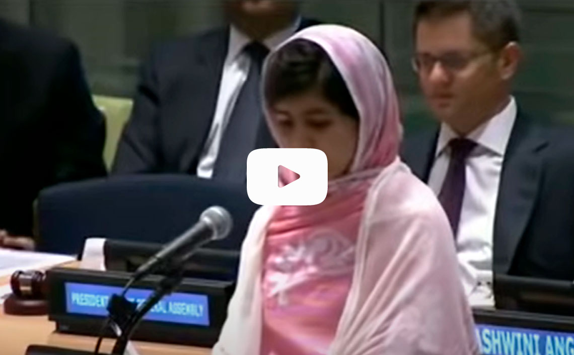 Discurso de Malala Yousafzai ante las Naciones Unidas