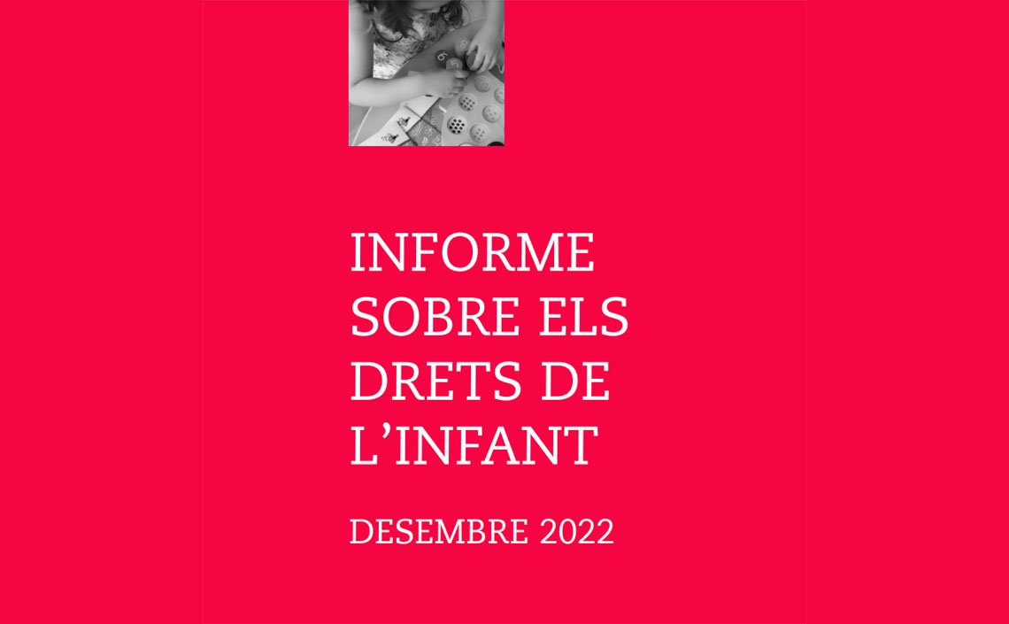 Informe de la Sindicatura de Greuges de Catalunya sobre la pobresa infantil.