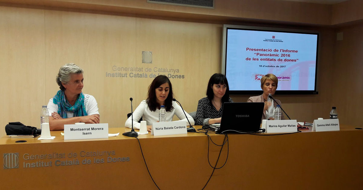 ¿Cómo son las entidades de mujeres en Cataluña?