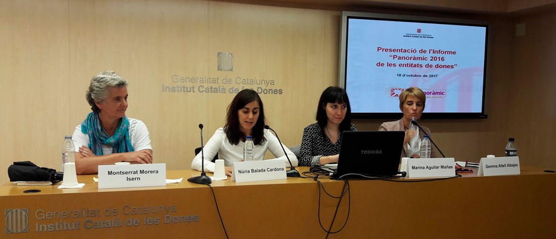 ¿Cómo son las entidades de mujeres en Cataluña?