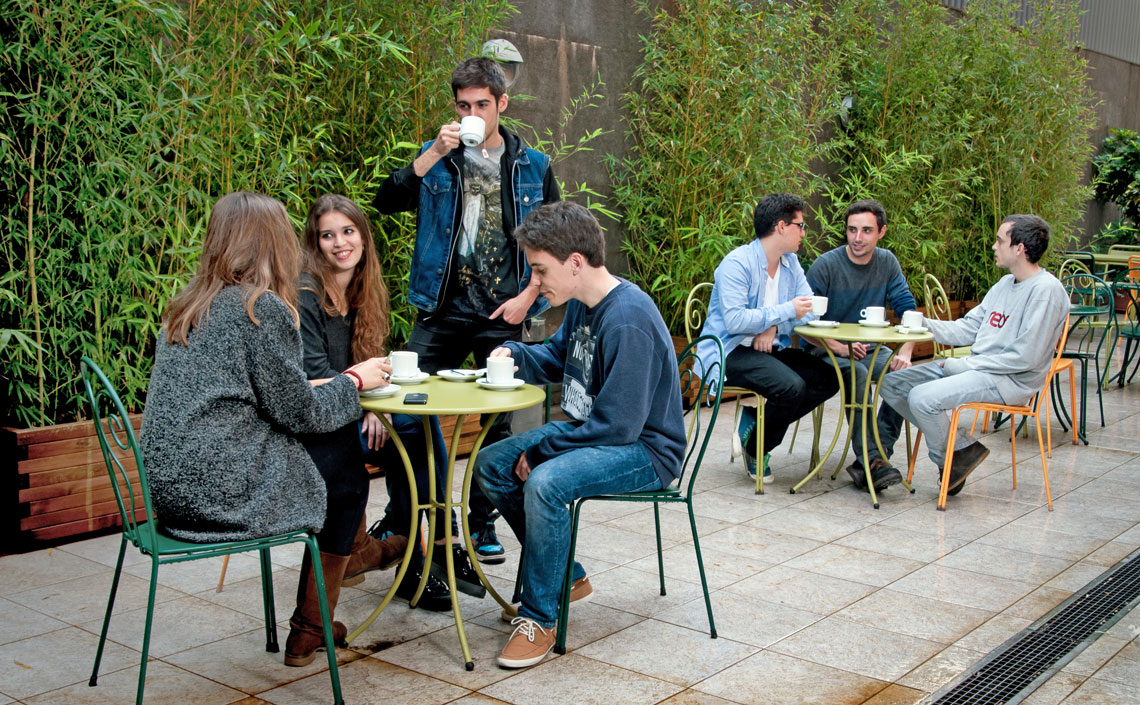 Terraza interior