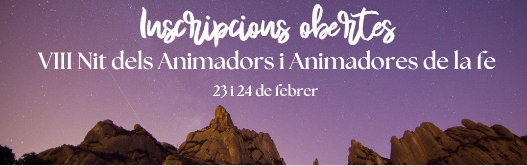 Inscripcions nit animadors de la fe
