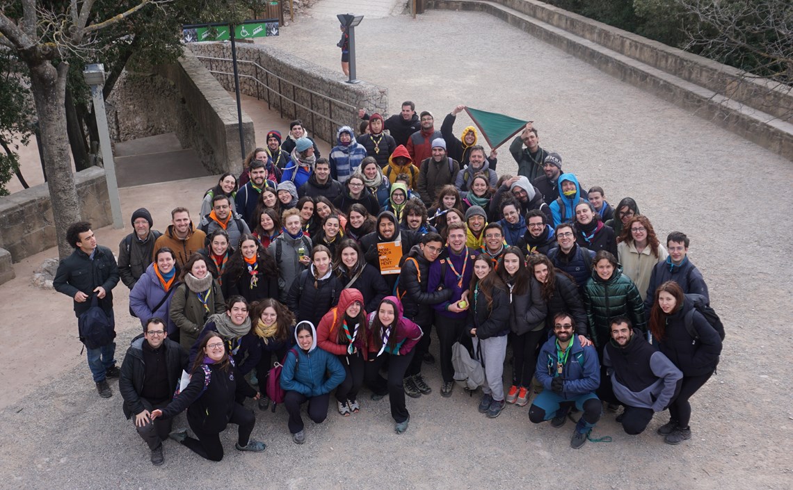 Los centros de ‘esplai’ de la Fundación Pere Tarrés se reúnen en Montserrat para potenciar la espiritualidad en las actividades de ocio educativo