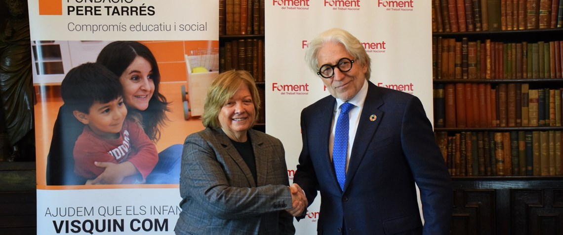 La Fundación Pere Tarrés i Foment firman un convenio para contribuir al bienestar de los niños en situación vulnerable