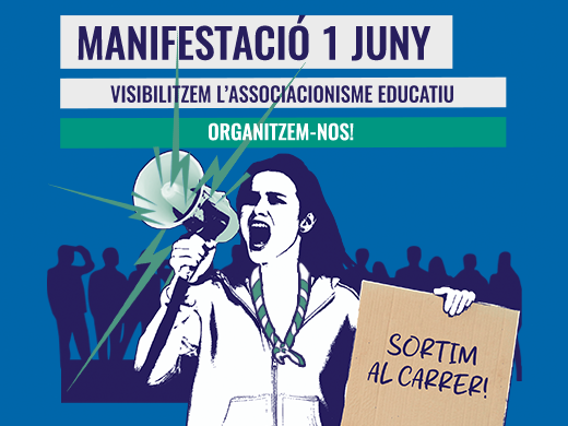 L'associacionisme educatiu es mobilitza l'1 de juny per salvar els campaments