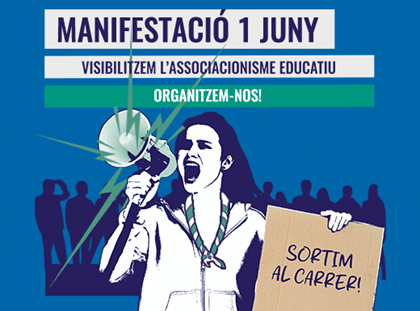 L'associacionisme educatiu es mobilitza l'1 de juny per salvar els campaments L'associacionisme educatiu es mobilitza l'1 de juny per salvar els campaments