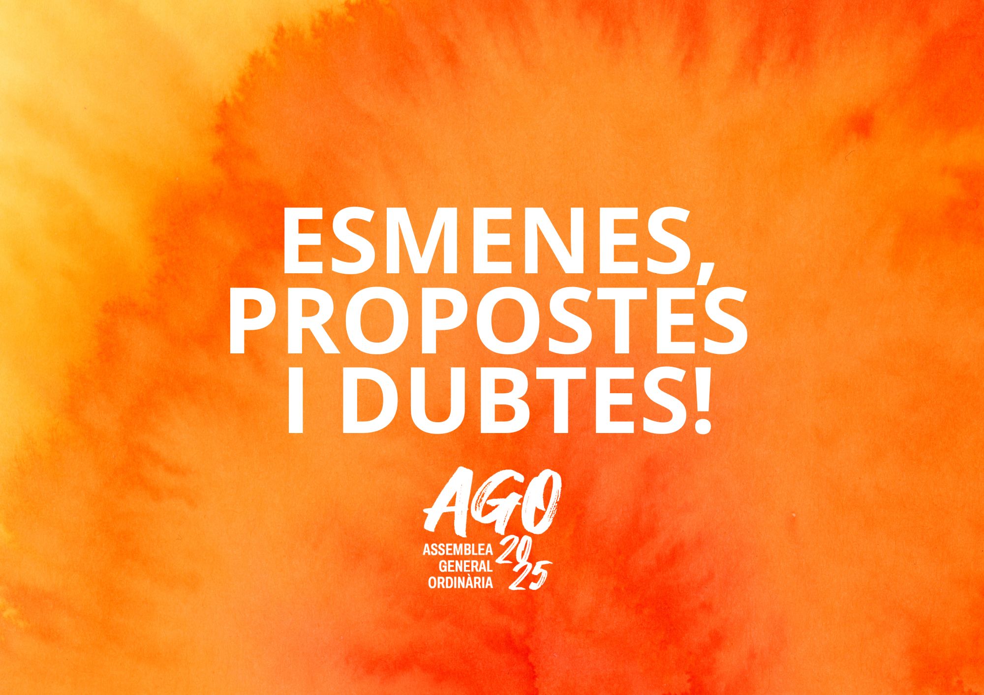 Resposta al formulari d'esmenes, propostes i dubtes!