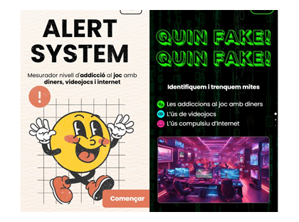 Didania crea eines interactives per prevenir l’addicció i la circulació d’informació falsa Didania crea eines interactives per prevenir l’addicció i la circulació d’informació falsa