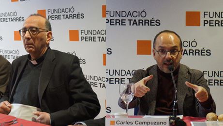 Mons. Omella i Carles Campuzano, ponents dels dos últims Fòrums Pere Tarrés