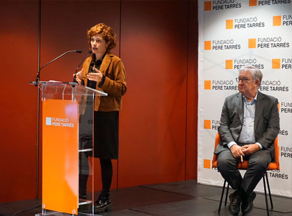 Elisenda Alamany, secretària general d’ERC, al Fòrum Social Pere Tarrés: "Una societat que normalitza la pobresa infantil s’ha rendit"