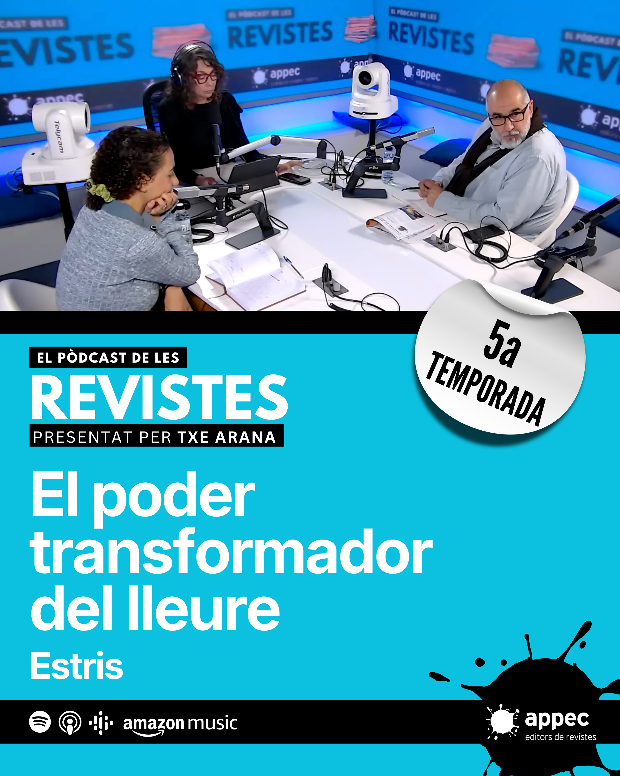 L’Estris: un protagonista més de la cinquena temporada del Pòdcast de les Revistes de l’APPEC