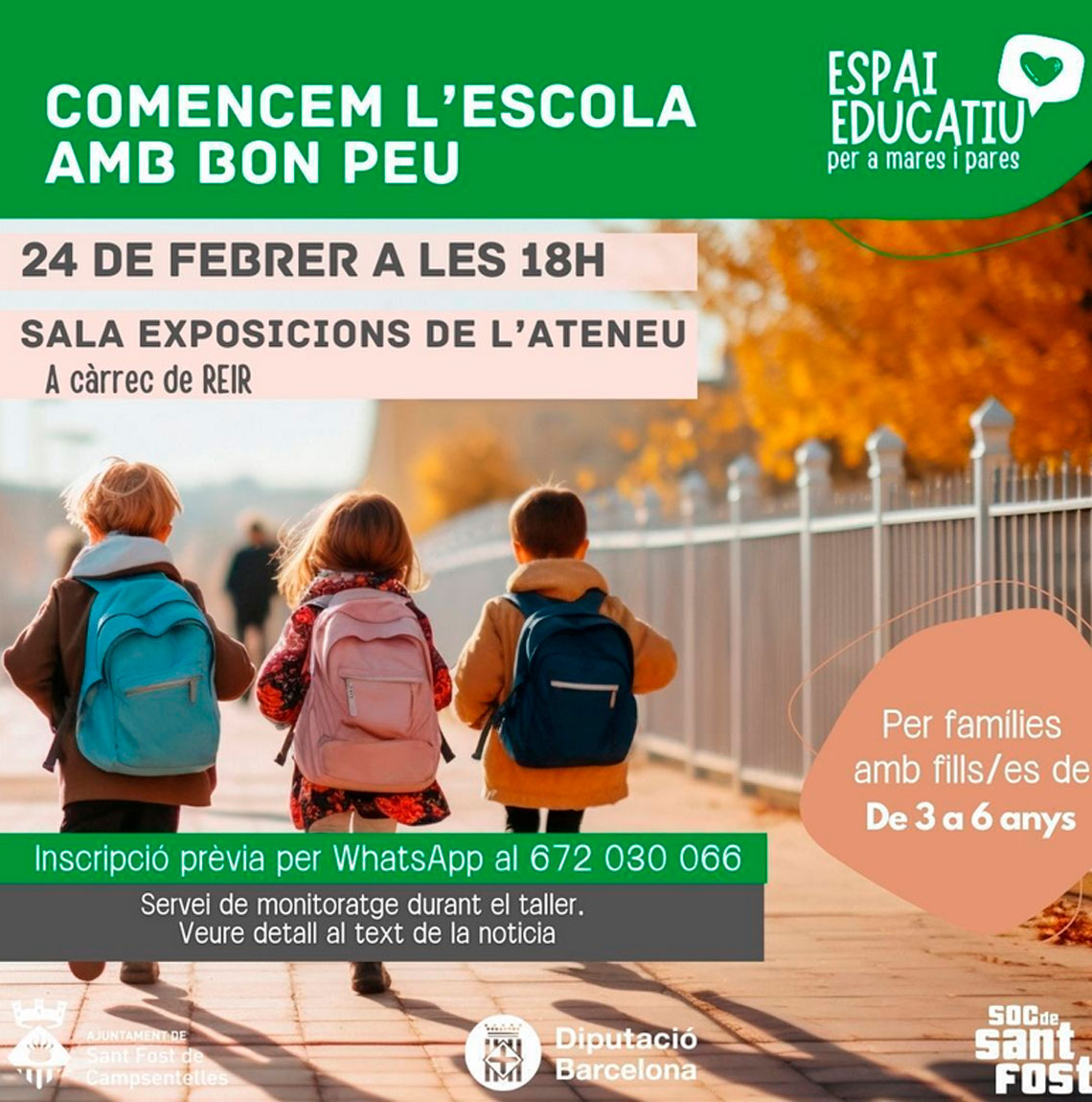 Xerrada: Comencem l’escola amb bon peu