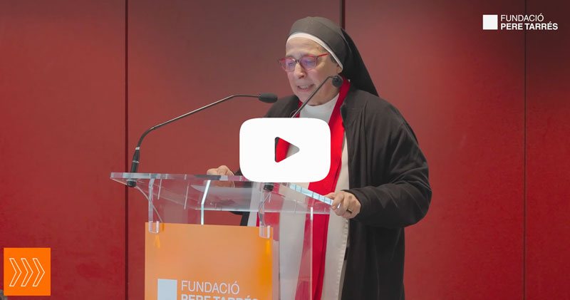 Sor Lucía Caram, al Fòrum Social Pere Tarrés: Hem globalitzat la indiferència