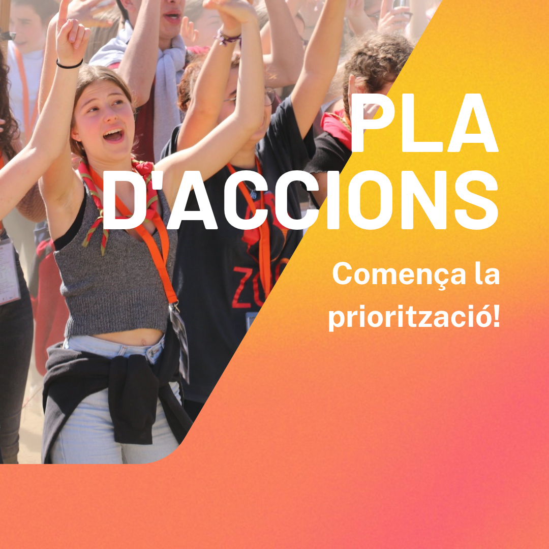 Comença la priorització del Pla d'Accions 2027-28!