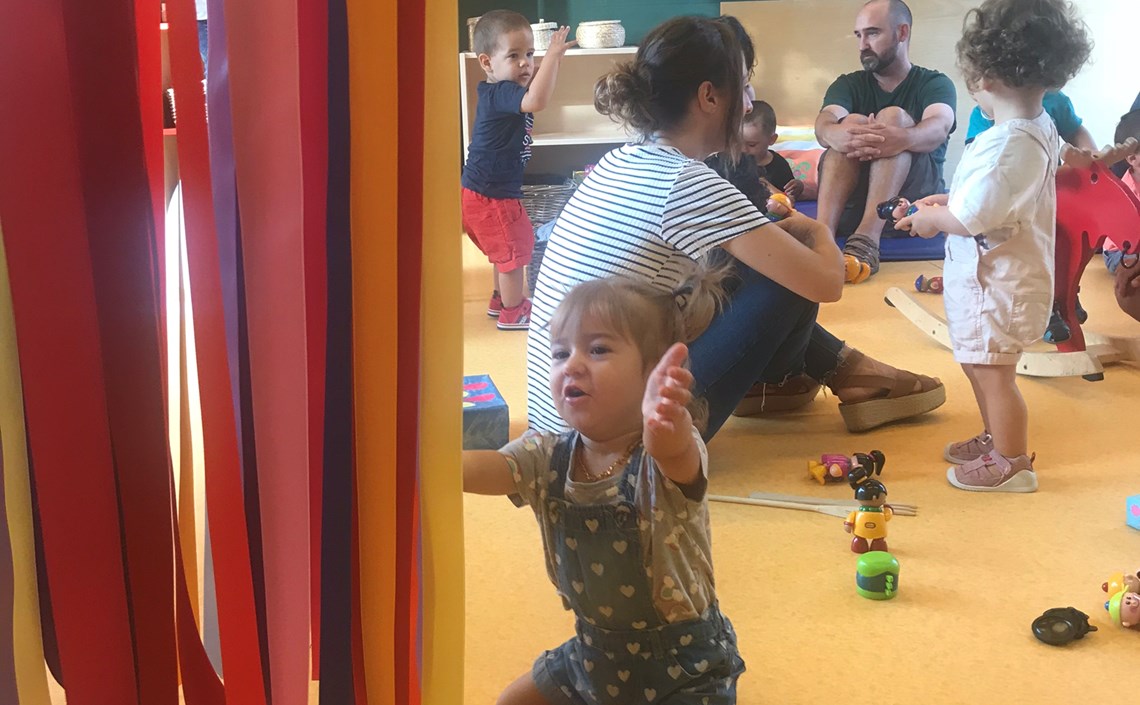 Els infants de 0 a 3 anys inicien el curs a l’escola bressol Els infants de 0 a 3 anys inicien el curs a l’escola bressol