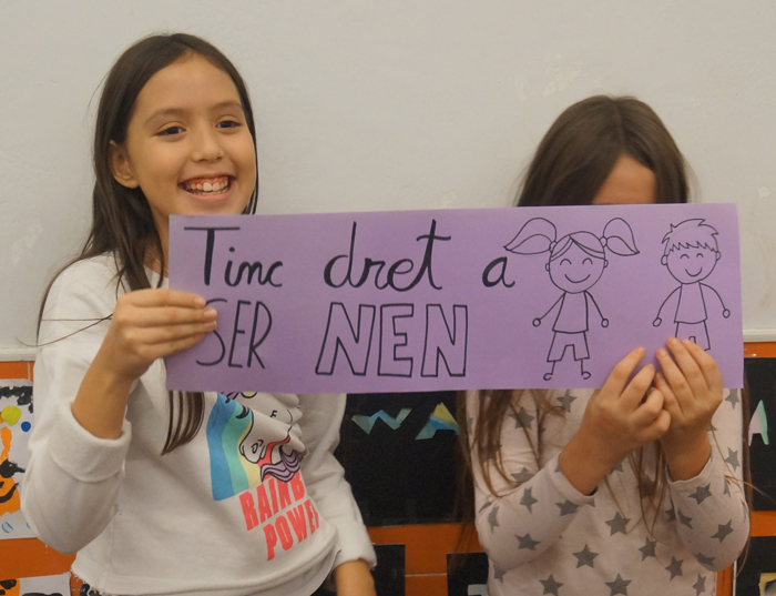 Celebració del Dia Universal dels Drets dels Infants 2018