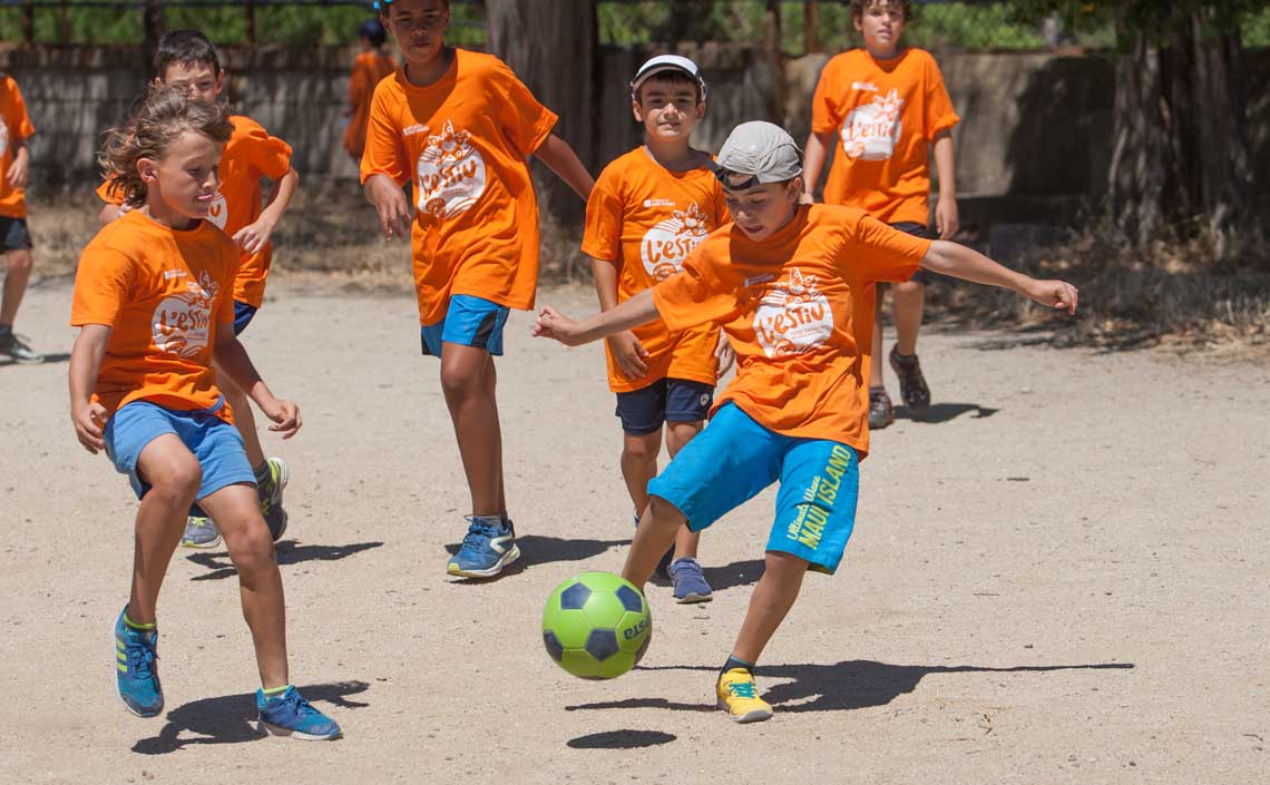 alberg per a grups fútbol