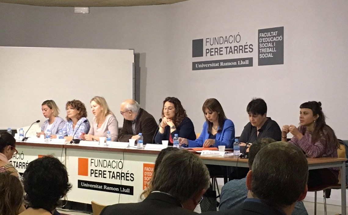 Representants dels partits polítics debaten a la Facultat Pere Tarrés sobre política social i municipal Representants dels partits polítics debaten a la Facultat Pere Tarrés sobre política social i municipal
