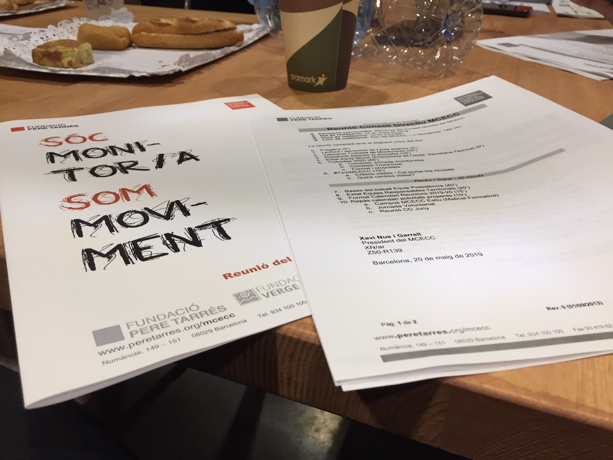 Nova reunió del Consell Directiu!