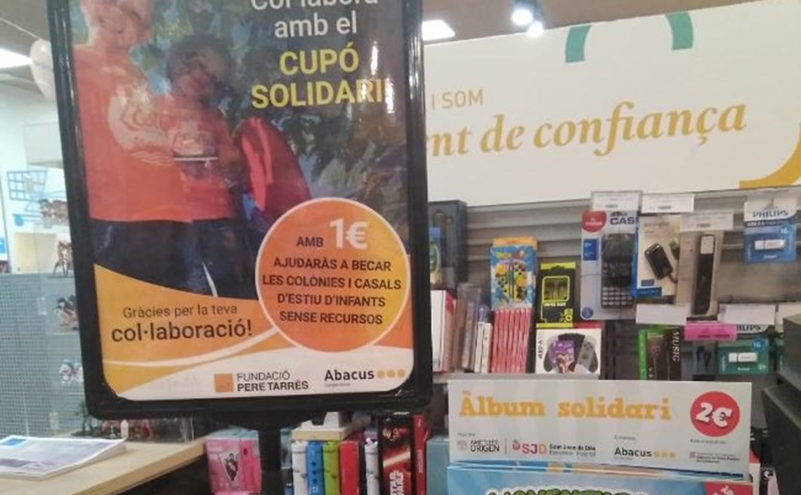 Més d’un centenar d’infants en risc d’exclusió participen en activitats d’estiu gràcies a la Fundació Pere Tarrés i Abacus Més d’un centenar d’infants en risc d’exclusió participen en activitats d’estiu gràcies a la Fundació Pere Tarrés i Abacus