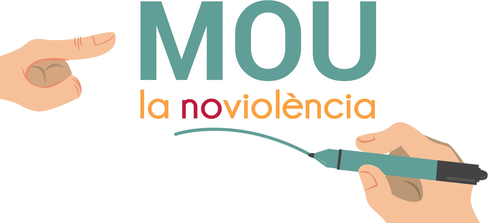 Als centres d’esplai “Mou la noviolència”