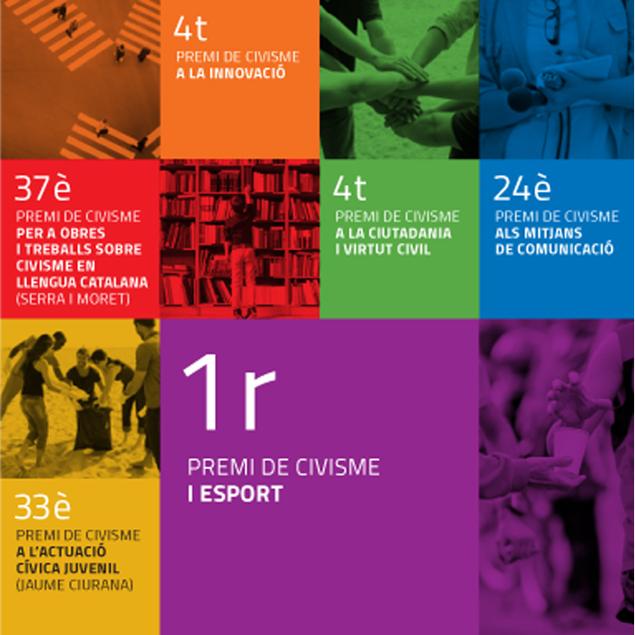 Oberta la convocatòria als Premis Civisme!