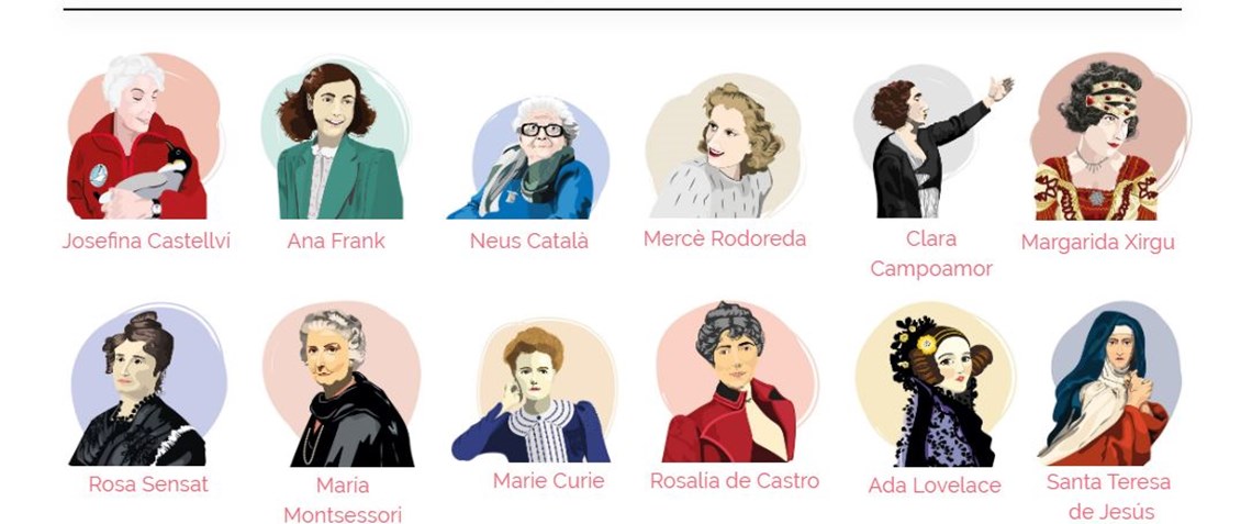 Amb quina de les dones que han fet història, et sents més identificada?